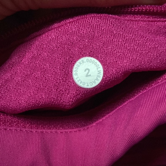 LULULEMON PACE RIVAL MR SKIRT *LONG RIPENED RASPBERRY (RIPR) SZ 2 NWT - Picture 5 of 11